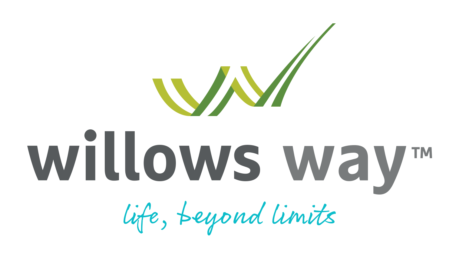 Horizontal Willows Way Logo with slogan